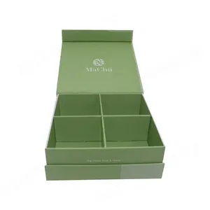Customized Logo Paper Box Cardboard Eco Friendly Loose Tea Bags Gift Magnetic Paper Box Packaging