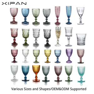 Gran oferta clásica europea al por mayor, <span class=keywords><strong>copa</strong></span> de vino de <span class=keywords><strong>cristal</strong></span> <span class=keywords><strong>gigante</strong></span> en relieve, <span class=keywords><strong>copa</strong></span> de vino tinto, Club, boda, cristalería decorativa de bola alta - Product Image 5