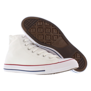 Chaussures Converse All Star Hi unisexes, blanc optique, taille 7, baskets tendance en toile - Product Image 4