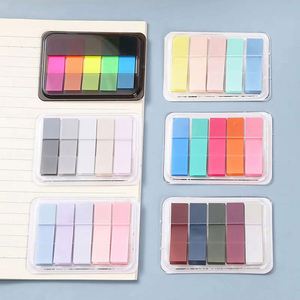 Morandi - Juego de 6 Marcadores Fluorescentes para Estudiantes, 600 Hojas, Adhesivos, para Oficina, Notas, Instrucciones - Product Image 3