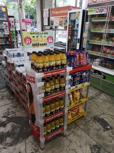 Bolsa de café de plástico estante de exhibición centro comercial pop venta al por menor de exhibición de potato chip comida de visualización bastidores para supermercado - Product Image 5