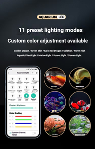 Lumière d'aquarium Bluetooth UFO à spectre complet, lumière de biotope <span class=keywords><strong>pour</strong></span> aquarium, <span class=keywords><strong>pour</strong></span> aquascape, aquarium de forêt tropicale - Product Image 6