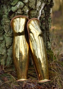 Paire de greaves grecques en acier de haute qualité, faites à la main, style guerrier, protection de jambe, artisanat métallique, accessoire de costume, produit de collection - Product Image 2