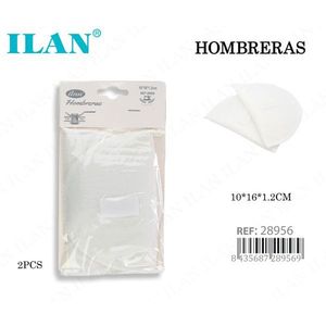 Coussinets d'épaule Ilan 10x16x1.2 Cm avec Velcro 2 pièces - Product Image 1