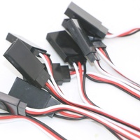 10 pièces 100mm/150mm/200mm/300mm/500mm câble d'extension Servo RC mâle à femelle plomb JR pour hélicoptère Rc Drone