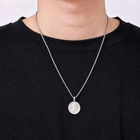 Colliers personnalisés en acier inoxydable 316L pour hommes et femmes, chaîne maillon tressé style Hip Hop, bijoux haut de gamme uniques, chaîne maillon type quille