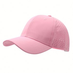 Casquette de golf personnalisée de haute qualité avec logo laser, imperméable et perforée, casquette de baseball imperméable avec logo PVC personnalisé - Product Image 4