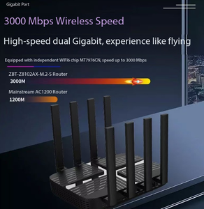 <span class=keywords><strong>Routeur</strong></span> Wi-Fi 6 bi-bande AX3000 Gigabit pour la maison, avec fonction Mesh et pénétration des murs, insertion de carte SG, édition globale sans fil - Product Image 3