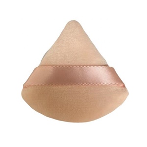 De <span class=keywords><strong>Puff</strong></span> manufacturer, venta al por mayor, polvo de terciopelo Blanco, Negro, Rosa, <span class=keywords><strong>Beige</strong></span>, triangular - Product Image 4