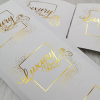 Label kosmetik cetak kustom label kemasan produk perawatan kulit mewah gulungan stiker cetak Foil emas perak emas mawar emas