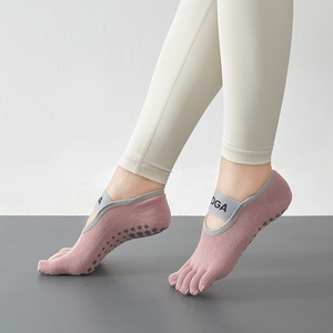 2025 all'ingrosso delle donne cinque dita aperte punta Anit calzini sportivi per Pilates Dance a piedi nudi allenamento Yoga Pilates calze - Product Image 6