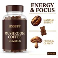 Gummies Nootropiques au Café et aux Champignons Crinière de Lion, Marque Privée OEM, 60 Unités
