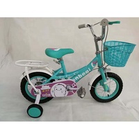 Vélo pour enfants à une vitesse, 12 pouces, avec jantes en alliage d'aluminium et roues d'apprentissage pour les enfants de 3 ans