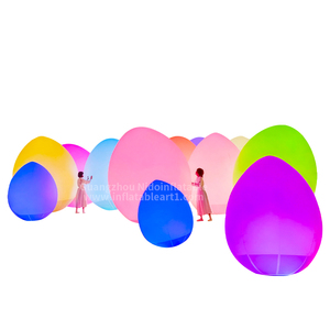 Balon telur bercahaya induktif, lampu LED interaktif balon iklan untuk festival pernikahan instalasi dekoratif - Product Image 6