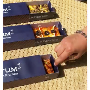 ถาดพิซซ่ากระดาษแบบชิ้นเดียวปรับแต่งได้ กล่องใส่<span class=keywords><strong>อาหาร</strong></span>แบบลิ้นชัก 25 ซม. กล่องใส่คอร์นด็อกเกาหลี ถาดพิซซ่ากระดาษแข็ง ถาดใส่พิซซ่าแบบชิ้นเดียว - Product Image 6