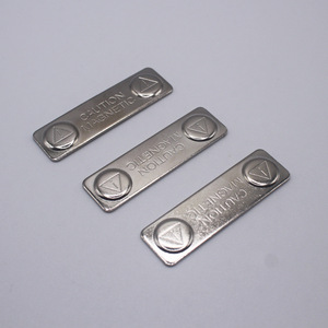 Magnetic Name Badges 45x13 Rectangle Nickel Plated Magnetic Buckle For Name Tags Badges Clothing Clasps - Product Image 3