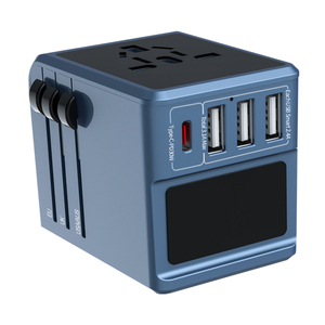 3 USB <span class=keywords><strong>Quick</strong></span> Type C Adaptador 30 W PD Viaje Hembra Adaptador de Enchufe Eléctrico 100-240V Adaptador Universal - Product Image 6