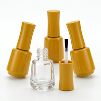 Bouteilles de vernis à ongles vides de 8,5 ml avec logo personnalisé, étiquette privée, gel UV, bouteilles en verre pour nail art