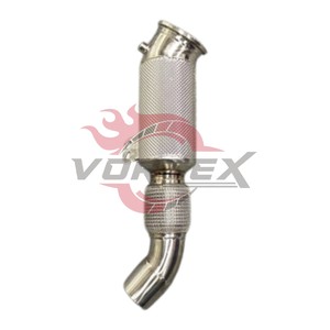 Tubo de Escape de Alto Flujo de Acero Inoxidable Vortex para BMW M240i G42 M340i G20 M440i G22 3.0T 2019-2025 con Protector Térmico Sin Advertencia de Lámpara (CEL) - Product Image 1