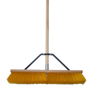 Atacado 24 ''bloco de madeira poeira pesada escova de neve empurrar vassoura com punho longo - Product Image 3