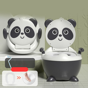 Silla de baño de entrenamiento para inodoro pequeño de Panda para niños, urinario para niños, fácil limpieza de viaje, silla de entrenamiento para inodoro de bebé - Product Image 2