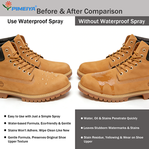 Spray imperméabilisant pour chaussures OEM, cuir, daim, nubuck, toile, tissu, protecteur anti-taches et hydrofuge, anti-huile, anti-salissures - Product Image 3