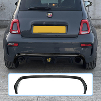Shasha Carbon Fiber Rear Bumper Spoiler Trim Real Carbon Fiber for Fiat 500 <strong>Abarth</strong> <strong>595</strong> 695 Exterior Accessories