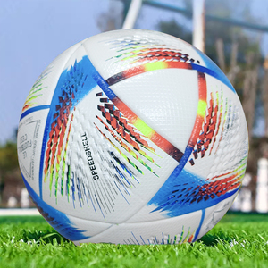 <span class=keywords><strong>Pallone</strong></span> <span class=keywords><strong>da</strong></span> <span class=keywords><strong>Calcio</strong></span> <span class=keywords><strong>Professionale</strong></span> di Alta Qualità in PU Misura 5 e 4 con Saldatura Termica per Adulti e Bambini - Product Image 1