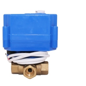Válvula de agua eléctrica de 3 vías, 5v, 12v, dn8, DN15, DN20, BSP, laton CR01, CR02, CWX-25S - Product Image 1
