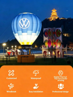 Globo Aerostático Decorativo Inflable en Oferta, Globo Inflable de Tela Oxford para Publicidad de Eventos