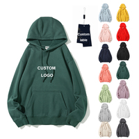 Sudaderas con capucha lisas personalizadas Unisex de alta calidad Streetwear Heavyweight 100% algodón Sudadera con capucha en blanco de gran tamaño Sudaderas con capucha de talla grande para hombres