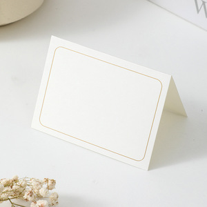 Biglietti <span class=keywords><strong>di</strong></span> ringraziamento personalizzati per clienti, biglietti regalo in carta per piccole imprese, biglietti colorati con stampa a caldo e buste abbinate - Product Image 2