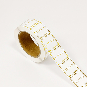 Etiquetas en rollo con estampado en lámina dorada personalizadas, adhesivas mate para botellas de vino, empaques de lujo - Product Image 5