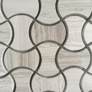 Mosaico de mármol del hogar del fondo de la pared del cuarto de baño del <span class=keywords><strong>hotel</strong></span> de las baldosas del chalet de lujo de Brown - Product Image 6