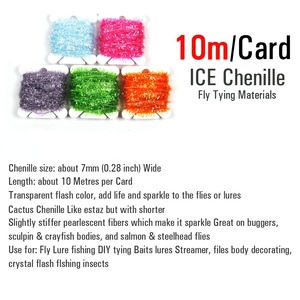 Materiales <span class=keywords><strong>para</strong></span> Atar Moscas de <span class=keywords><strong>Pesca</strong></span> con Mosca, <span class=keywords><strong>Hilo</strong></span> de Cristal, Chenilla, Flash, Cactus, Streamers, Fabricación de Señuelos, Venta al por Mayor - Product Image 2