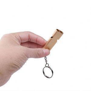 Sifflet de survie pour la randonnée en plein air, en alliage d'aluminium, double trou, haute fréquence, haute tonalité, portable - Product Image 4