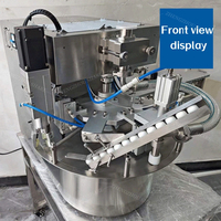 Machine de remplissage et de bouchage de liquides pour plateau tournant de bureau, machine automatique de remplissage et de bouchage de sachets à bec verseur