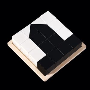 Juegos de Ingenio Educativos Montessori, Bloques 3D para Esconder, Juego de Madera Blanco y Negro, Rompecabezas DIY - Product Image 6