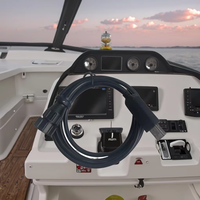 Câble USB Shanhai AIS Pilot Plug - 1,5 m, matériau ABS, compatible avec les systèmes de navigation marine