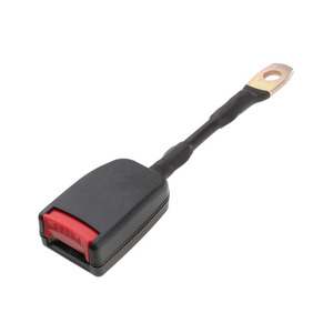 Conector Universal de Plástico para Hebilla de Cinturón de Seguridad de Automóvil, Color Negro - Product Image 1
