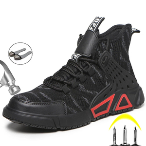 Diansen 825 Safety Shoes Men Steel Toe Shoes <strong>Work</strong> Boots Anti-puncture <strong>Work</strong> Sneakers Shoes Lightweight <strong>Trainers</strong> - Product Image 2