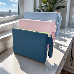 Silicone Storage Bag, File Bag, Mobile Phone, Headphones, Makeup Brush, <b>Lipstick</b> Storage Bag, Hand-held Small Items - Product Image 4