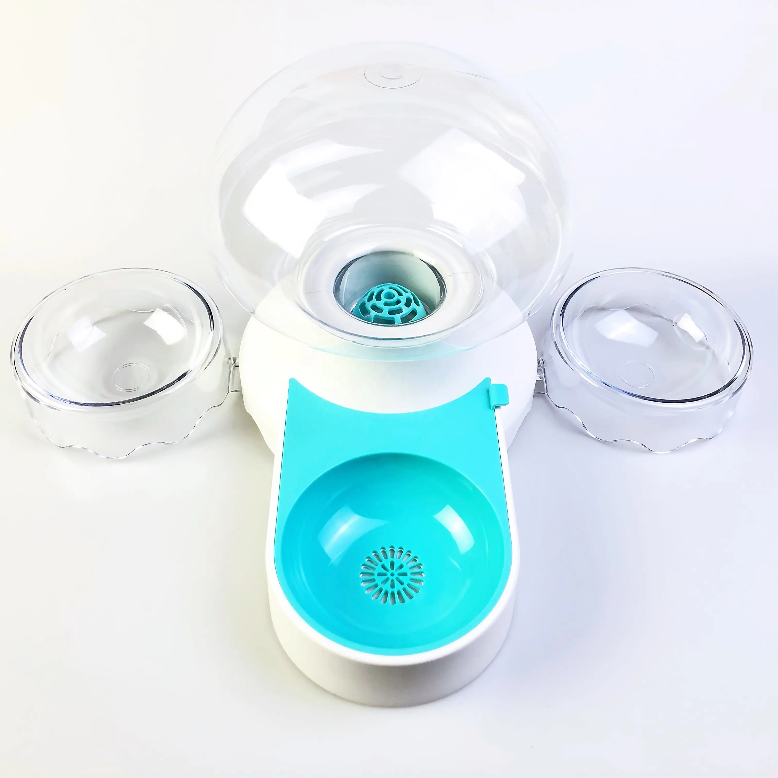 Automatischer Wassersp ender Intelligenter Multifunktions-Springbrunnen-Wassersp ender Food Feeder Dog Bowl