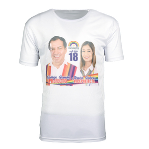 طباعة حرارية لقمصان الحملات الانتخابية للتصويت على الرئاسة، قميص أبيض - Product Image 3