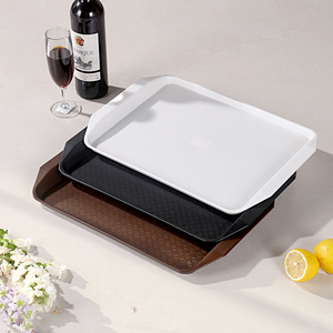 नया संस्करण डबल कान पैलेट रंगीन प्लास्टिक व्यंजन और प्लेट होटल रेस्तरां पीपी सामग्री भोजन ट्रे का उपयोग करके - Product Image 1