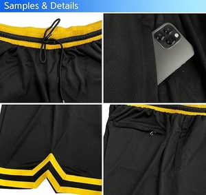 BSCI Men's Custom Logo Summer Basketball <b>Shorts</b> Breathable Quick Dry Sports <b>Shorts</b> with Sublimated Printing Plus Size Options - Product Image 4