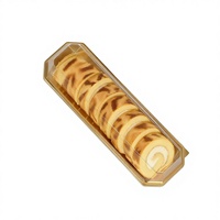 Boîtes à pain jetables en PET JS-2327, emballage alimentaire pour rouleaux de cannelle, qualité alimentaire, pour boulangerie