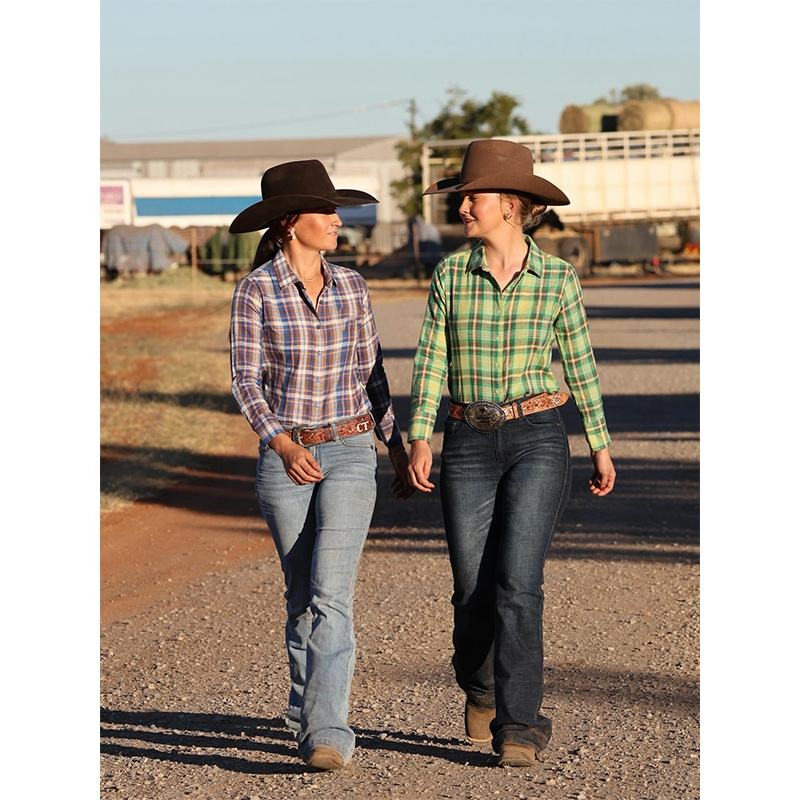 Blusa vaquera para mujer, camisa de trabajo ajustada de lino