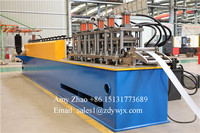 Acier inoxydable galvanisé acier U canal filtre à air cadre fixe rouleau formant la machine