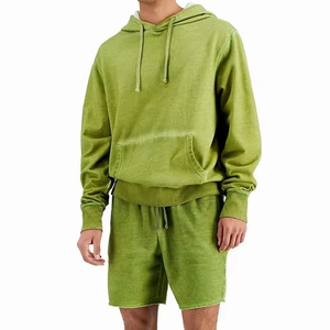 Good Quality Whole Sale Rate Hoodie Short <b>Set</b> for Men Polyester Cotton Hoodies And Shorts <b>Set</b> for Sale Men Wear 430 gsm - Product Image 1